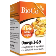 BioCo Omega 3, 6, 9 lágyzselatin kapszula 60x