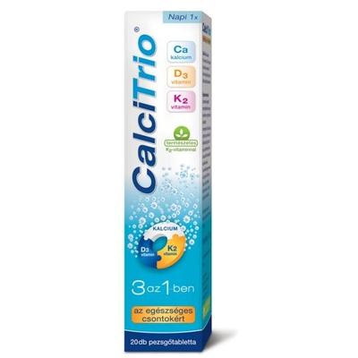 CalciTrio pezsgőtabletta 3 az 1-ben 20x