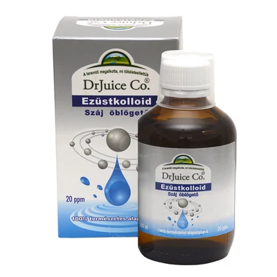Dr.Juice Ezüstkolloid száj/torok öbl. 200ml
