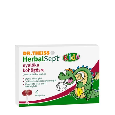 Dr.Theiss Herbalsept Kids nyalóka köhögésre 6x