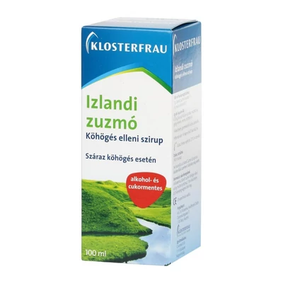 Izlandi Zuzmó szirup köhögésre 100ml