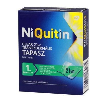 Niquitin Clear 21mg traszdermális tapasz  7x