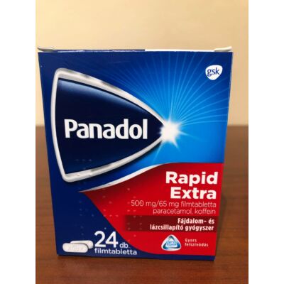 Panadol rapid extra láz és fájdalomcsillapító tabletta 24db