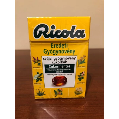 Ricola Original Herb gyógynöv. c.ment cukorka 40g