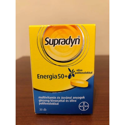 Supradyn energia 50+ filmtabletta 30x