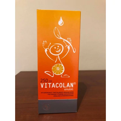 Vitacolan narancs ízű emulzió gyermekeknek 1 éves kortól 250ml