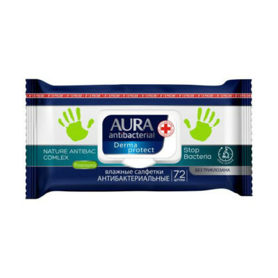 Aura kéz- és bőrfertőtlenítő kendő 72x