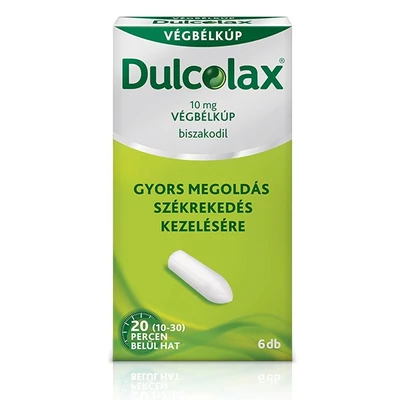 Dulcolax 10mg végbélkúp 6x