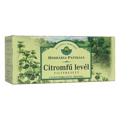 Herbária Citromfűlevél tea filteres 25x