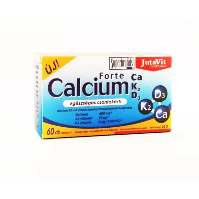 Jutavit Calcium Forte Ca+K2+D3 60x
