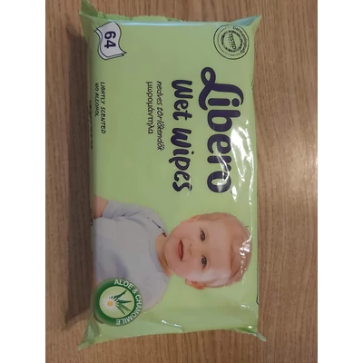 Libero nedves popsitörlő 64x