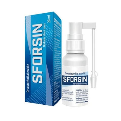 Sforsin horkolás elleni spray 20ml