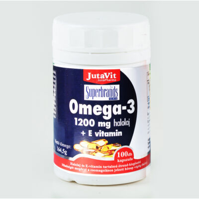 Jutavit Mega Omega 3 Halolaj kapszula 1200mg E vitamin 100x