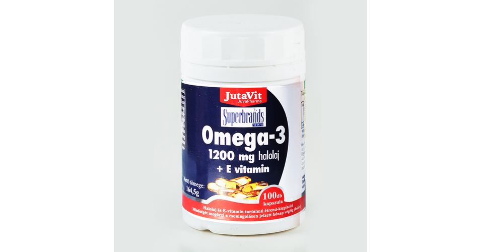 Jutavit Mega Omega 3 Halolaj kapszula 1200mg E vitamin 100x Szív és